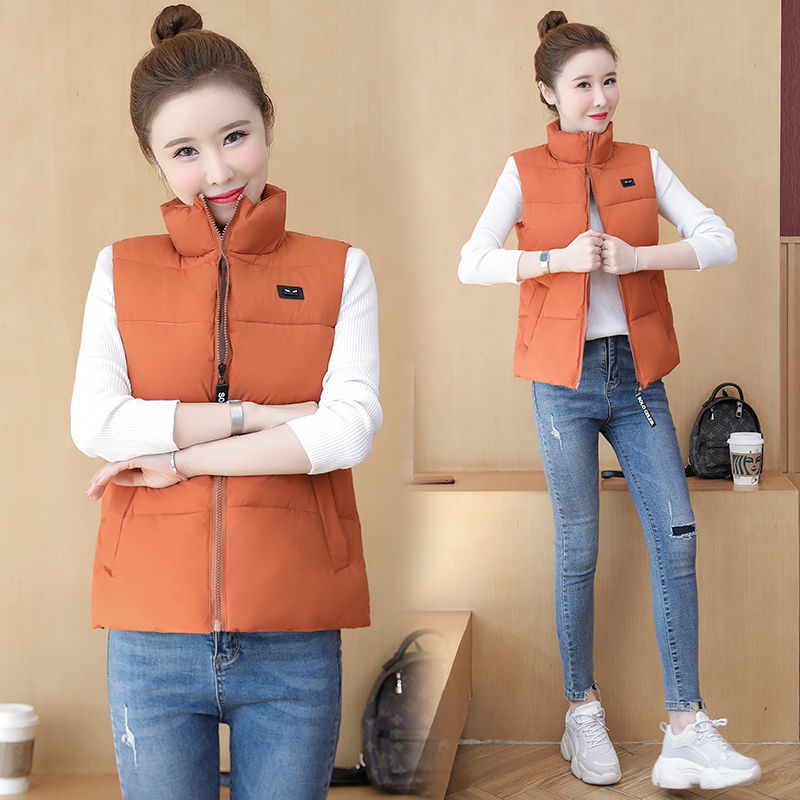Vest Korean Edition new pattern have cash less than that is registered in the accounts Vest waistcoat winter coat Cotton lady student cotton-padded clothes Winter clothes