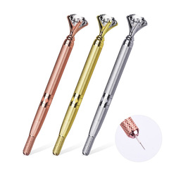 Factory direct sales diamond tattoo pen, No. 24 eyebrow tattoo pen, cross fogged mouth tattoo handmade pen