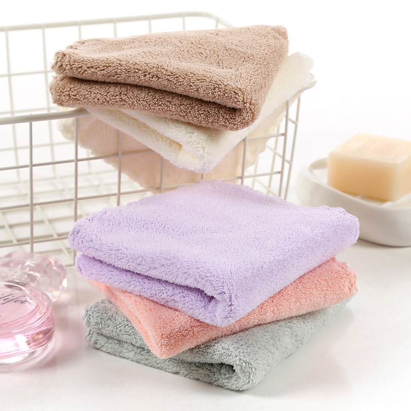 Free shipping high density coral fleece small square towel 25*25 factory wholesale children's hand towel small towel rag promotional products Free shipping high density coral fleece small square towel 25*25 factory wholesale children's hand towel small towel rag promotional products