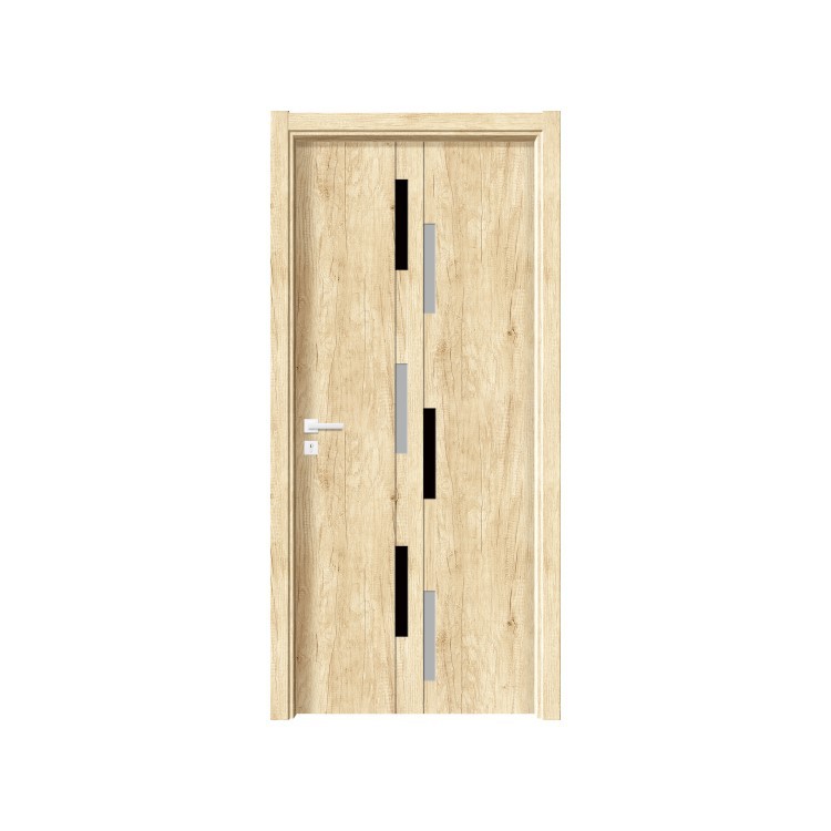 Suministro directo de fábrica nueva puerta de madera de aluminio puerta plana puerta corredera de cristal de carbono renovación de la casa antigua renovación puerta de madera puerta de entrada del dormitorio