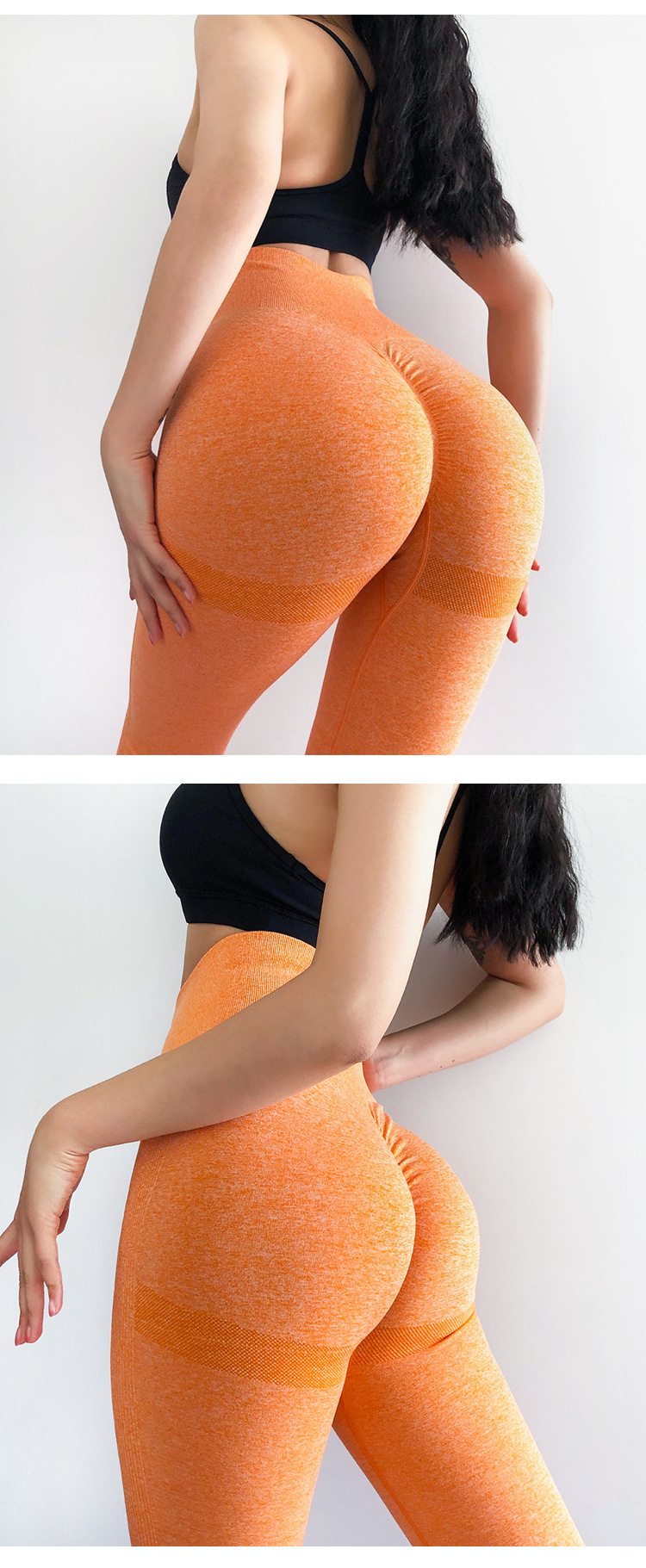 seamless knitted peach hip yoga pants NSMYY55829