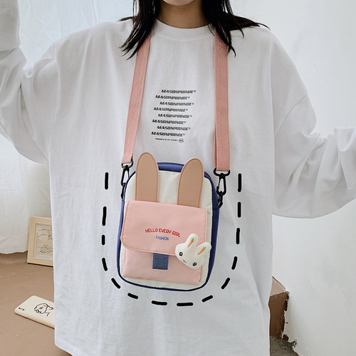 Korean version ins small fresh bag women's bag  new Japanese trendy shoulder crossbody bag female student small square bag