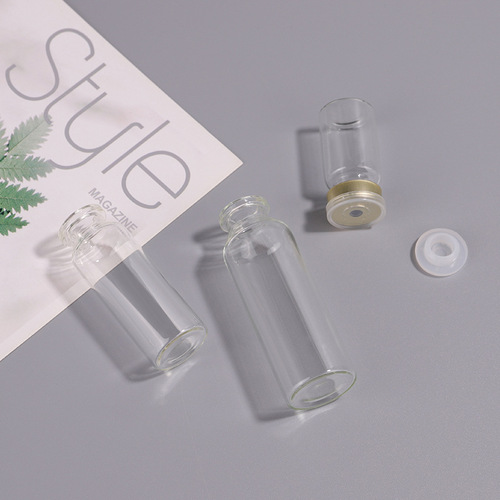 10ml vial sample dispensing bottle ampoule brown liquid bottle cosmetic packaging material freeze-dried powder bottle