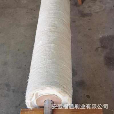 供应粗抛布辊磨料刷木材抛光不织布刷辊耐高温抛光打蜡不织布辊刷|ms