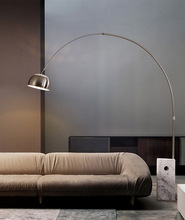 落地燈現代簡約LED護眼遙控釣魚燈客廳卧室書房麻將室落地台燈