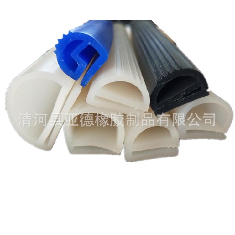 现货供应e型密封条 耐高温硅胶条 硅胶密封条 量大从优