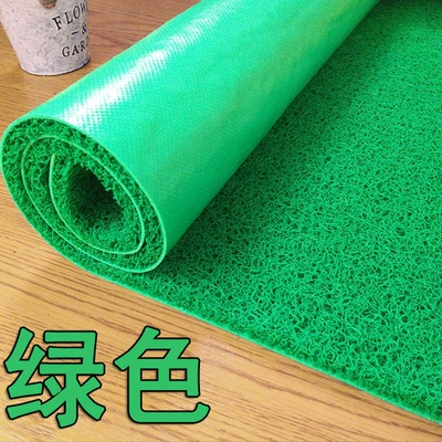 Avtomobil döşəmə paspasları – Car Mat Corridor Bathroom Balcony - silk-circle-green-4060cm-three-thick