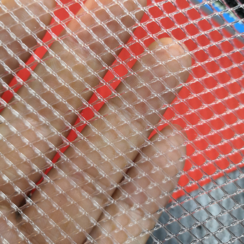工厂直销透明PP料网菱形pp塑胶网料透明方格网白色菱形网厂家直销