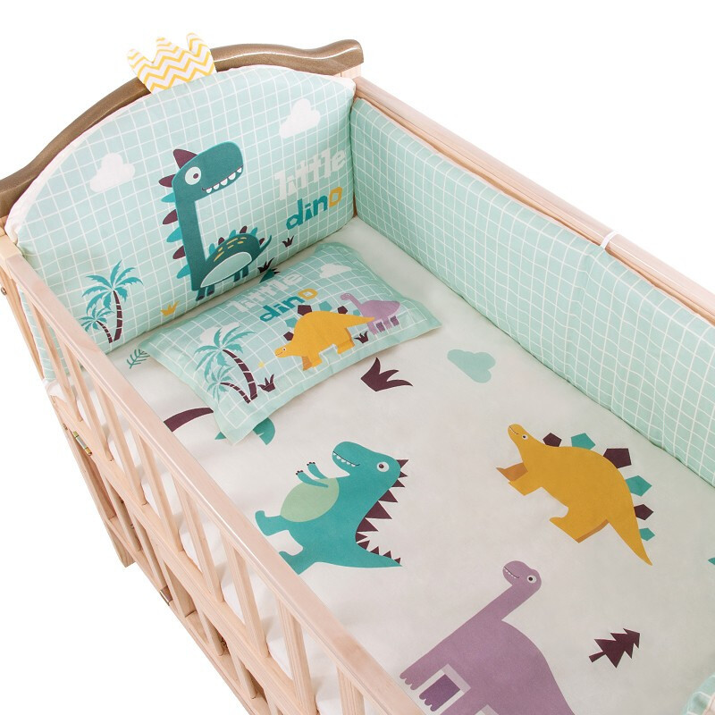 baby Bed around bedding Five-piece protect enclosure Washable Autumn and winter Baby bed Supplies