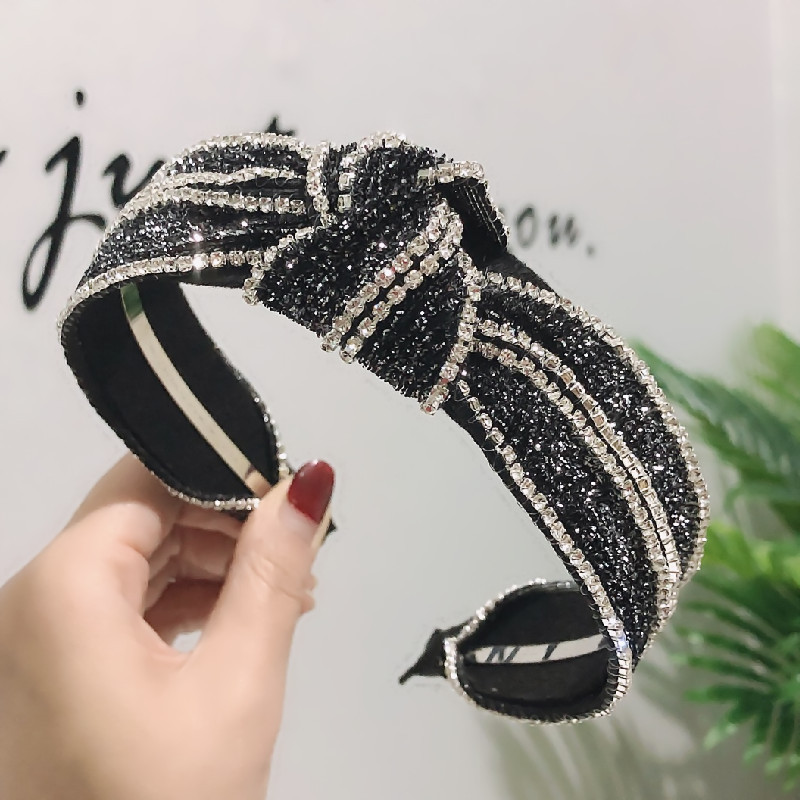 Fashion Hair Accessories Wholesale Bright Silk Headband Ultra Flash Fashion Hair Hoop Women display picture 2