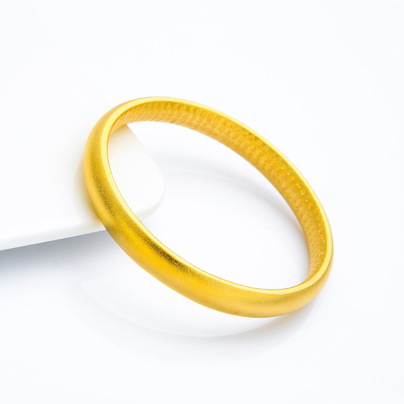 Vietnam Shajin Heart Sutra First Jewelry Gold Plated Women's Bracelet Does Not Fell for a Long time to Send Mother Gift Wedding Bride