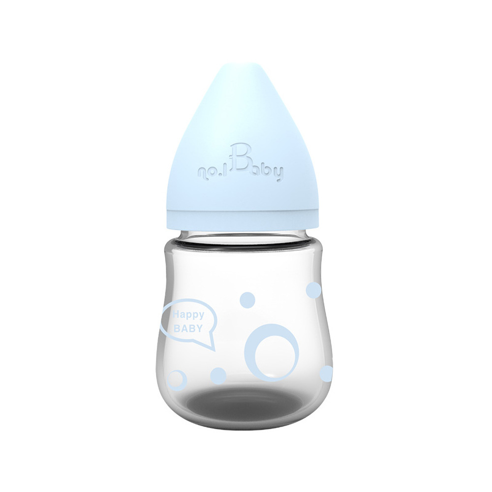 母婴产品宝宝断奶神器宽口径储奶瓶高硼硅玻璃小奶瓶加工oem贴牌