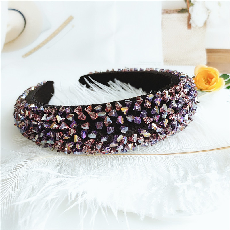 New Retro Alloy Diamond-studded Hairband Women's Fashion Hair Accessories Wholesale Nihaojewelry display picture 5