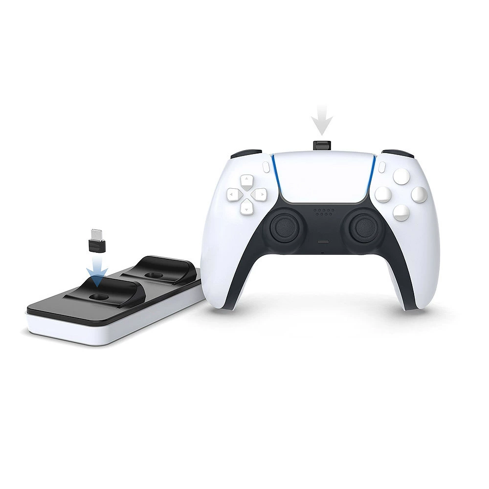 P5 рукоятка двойной зарядки беспроводная база зарядки PS5 геймпад двойное место зарядки контактный конвертер головка