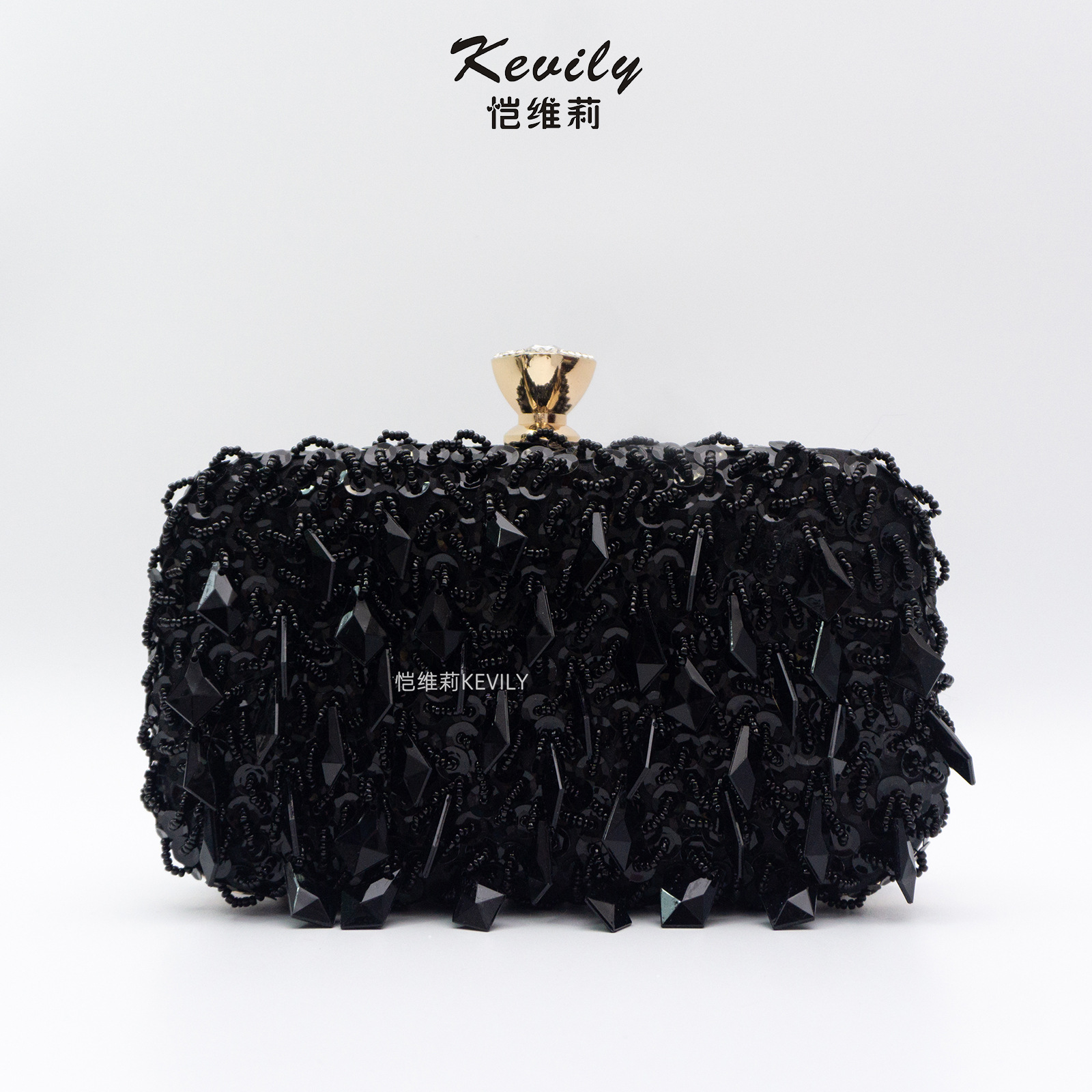 Kai weili acrílico borla noche bolsa vestido bola noche bolsa anual reunión sequined cheongsam bolso transfronterizo embrague