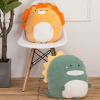 Dinosaur, doll, pillow for sleep, duvet, pinguin, 2 in 1