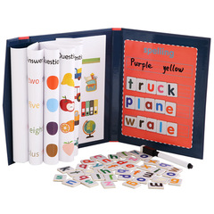 Matching Magnetic Puzzles for Young Children to Spell Words - Early Educational Toys, Wooden Alphabet Puzzles for English Learning