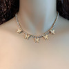 Fashionable three dimensional necklace hip-hop style with tassels, European style