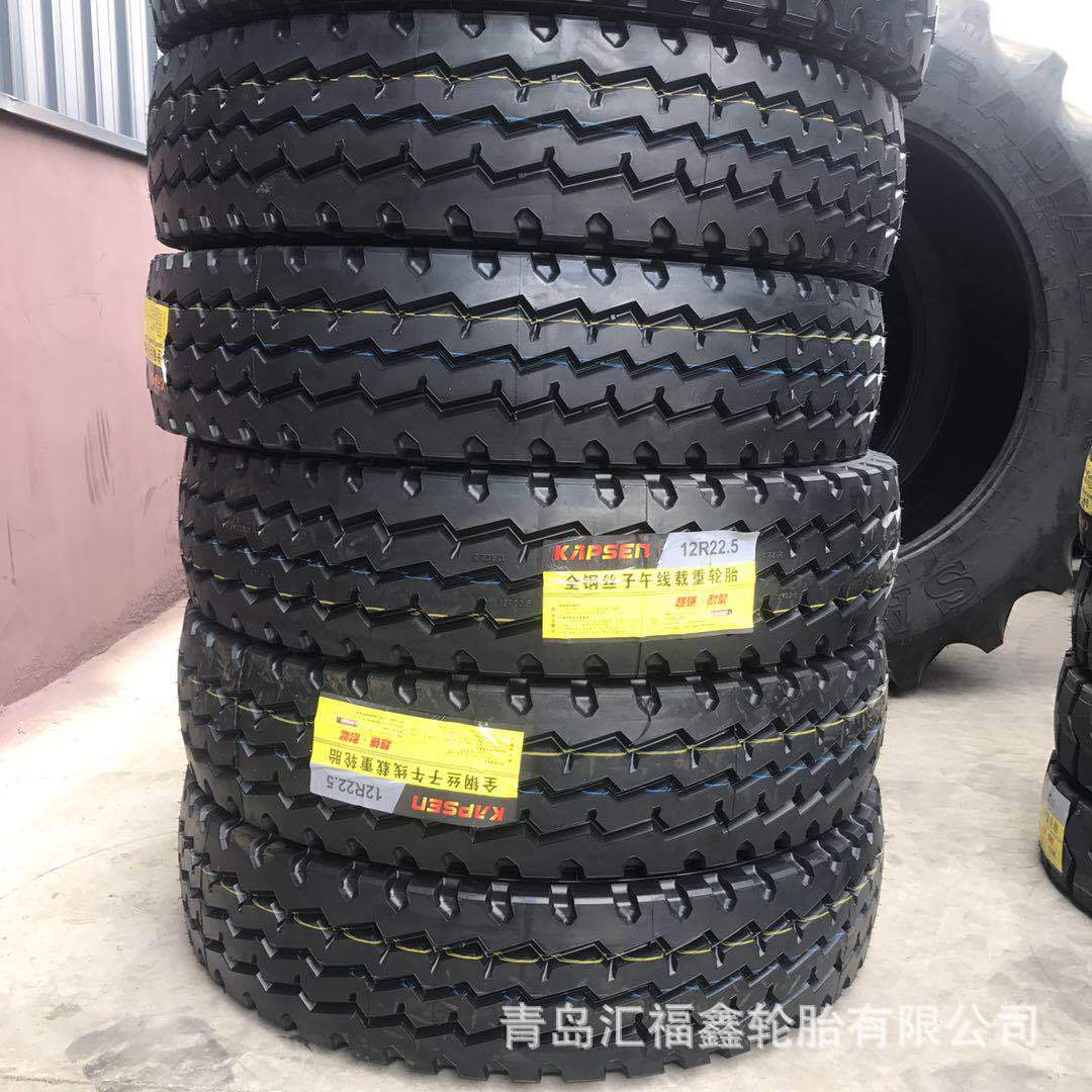 供应华盛KASPEN TAITONG卡车轮胎12R22.5真空胎 长途轮胎