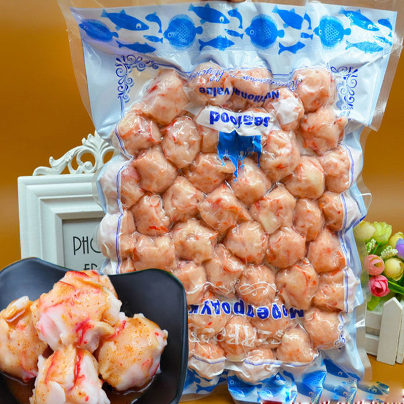 俄羅斯風味速凍仿龍蝦球 1袋1000g批發壹件代發