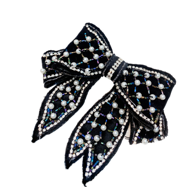 Korean   Bow  Diamond Clip display picture 2