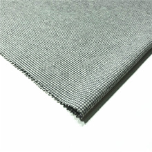 新品春秋西装羊毛呢格子面料 黑白经典法兰呢小千鸟格薄呢子面料