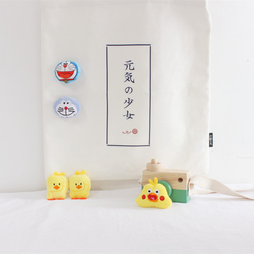 Cartoon plush doll brooch Jingle Cat Doraemon Duck Parrot Chicken Pin Bag Accessories Clothing Accessories