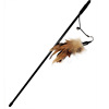 Cat toy bell teasing cat stick teasing cat toys fishing cat pole with feather bell cat teasing pet toy
