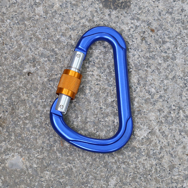 T-Fly航空鋁7075登山扣D型自動鎖鋁合金登山扣瑜伽主鎖登山扣工廠