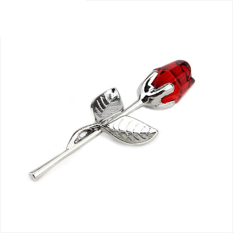50g Weight Ornaments Home Textiles & Decor Type 1 Piece Quantity Wedding, Banquet, Graduation Occasion Alloy, Crystal Material Rose Pattern Casual, Lady, Simple Style Style Casual Lady Simple Style Rose Alloy Crystal Ornaments Artificial Flowers 1