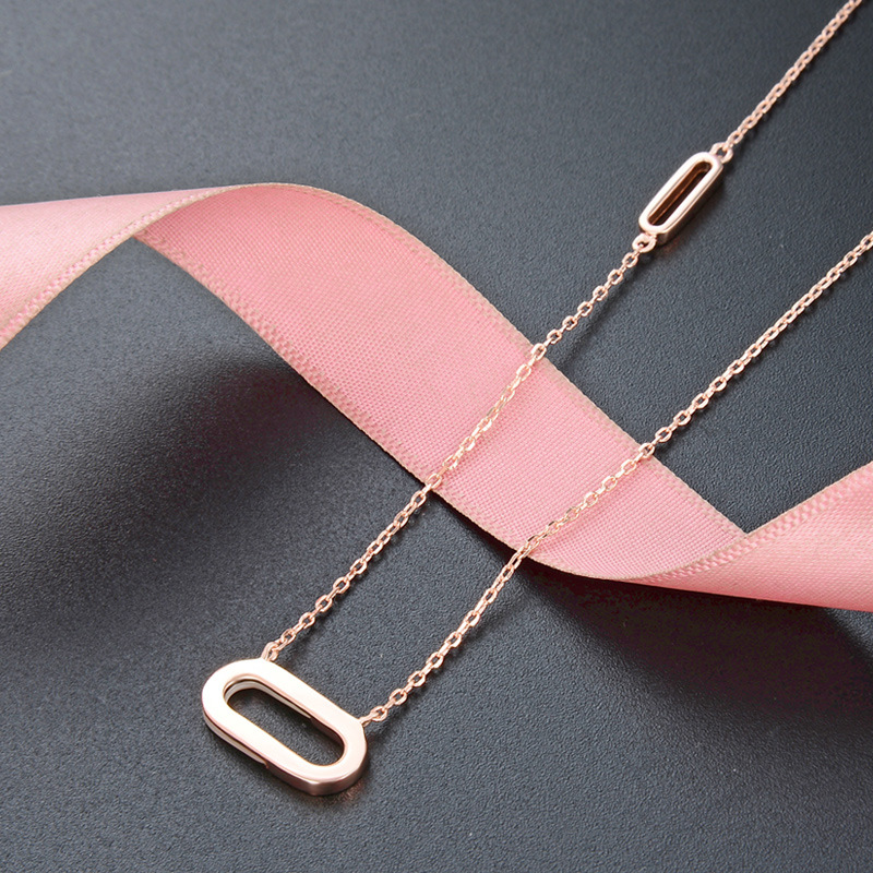 Japonés y coreano s925 colgante de concha de plata elegante de las mujeres dulce letra en forma de O collar de moda todo juego de joyería al por mayor