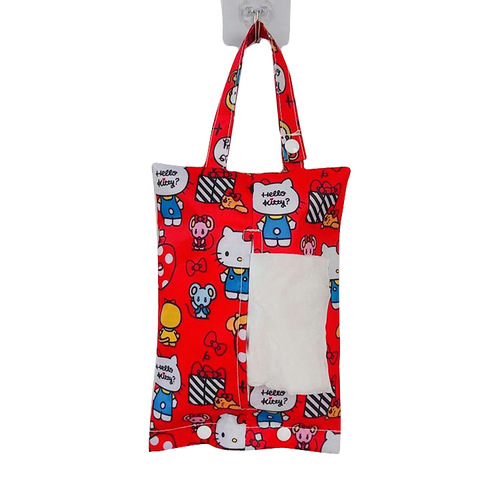 Simple hangable home and car dual-use tissue box paper box Snoopy corner creature living room wall-mounted tissue set