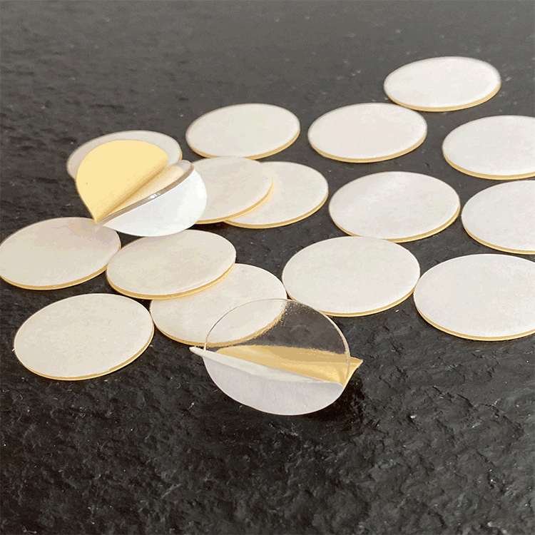 现货供应 圆形透明无痕 多功能可移无痕双面胶 超强粘贴 不留残胶