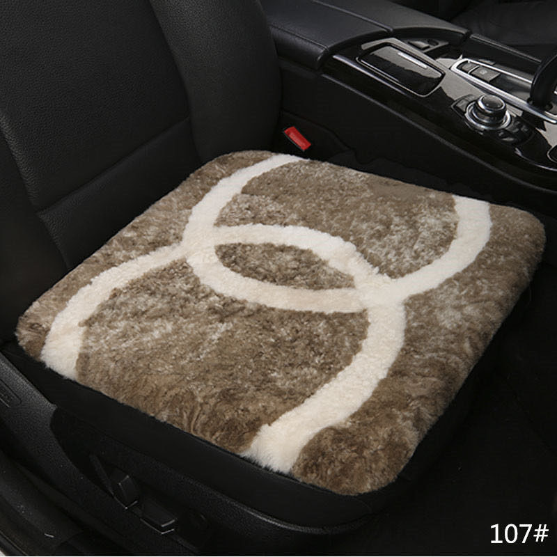 Manufactor supply winter Plush automobile Seat cushion backrest Sheep velvet Seat cushion Square pad Wool car seat