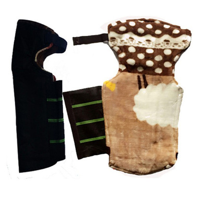 冬季电动车骑行保暖护膝 防雨防水牛津摩托车护膝外用加绒护腿|ms