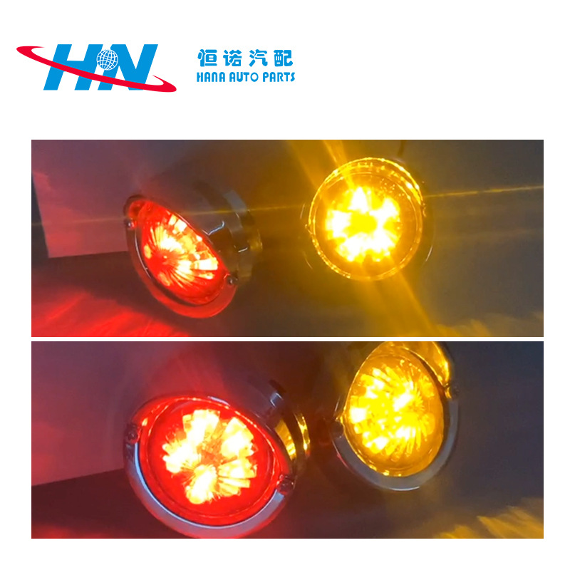 Las ventas transfronterizas resaltan advertencia luz trasera LED luz trasera para camión luz trasera camión remolque luz trasera general