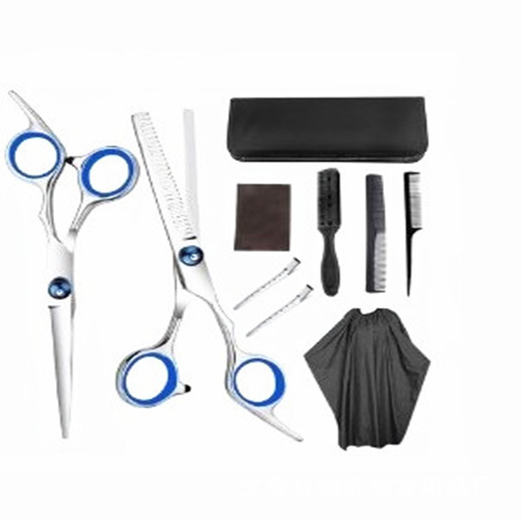 跨境理发工具套装剪发围布造型梳鸭嘴夹扫发刷|ms