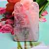 Factory direct selling natural powder crystal concave scraping board beauty and health ancient coin -shaped jade scraper tablets