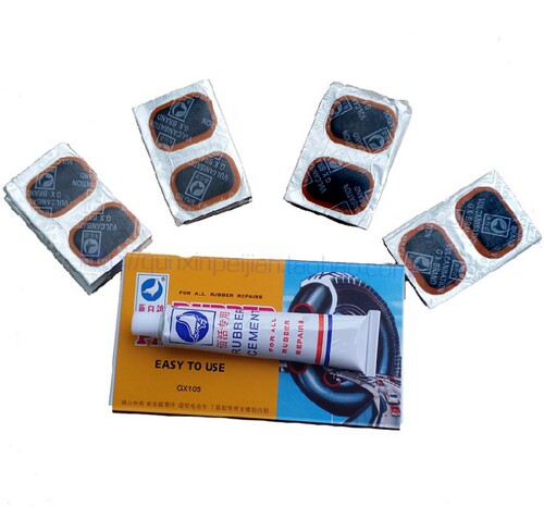 Pigeon brand cold repair glue, bicycle and motorcycle tire patch, tire repair tool, repair liquid and glue to repair tire
