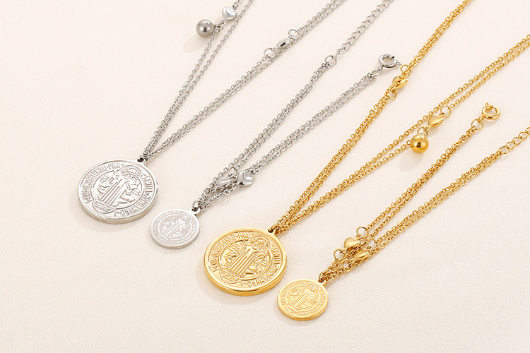 Jesus tag bracelet necklace stainless steel accessories wholesale