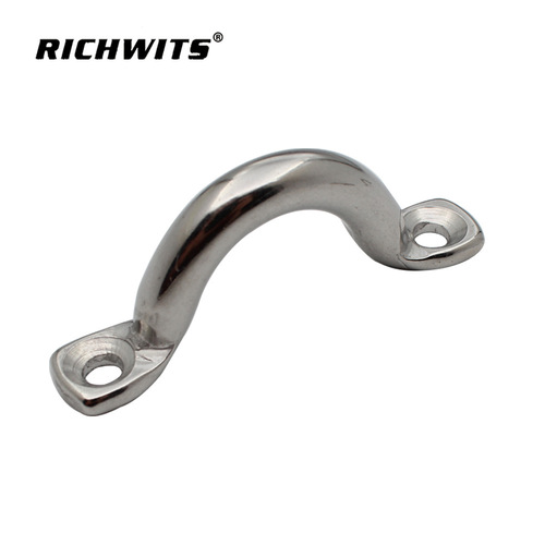 RICHWITS Stainless Steel 316 Camelback Yacht Bow Handles U-Shaped Saddle Stainless Steel Humpback 