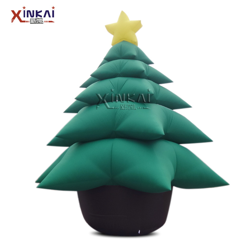 工厂定制充气圣诞树 商场圣诞活动美陈装饰圣诞树 充气圣诞树模型
