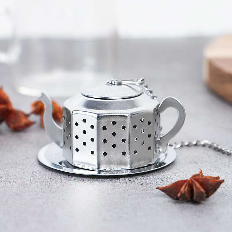 定制款304不锈钢茶球多边形茶滤茶球过滤器茶隔定制茶叶泡茶器茶|ru