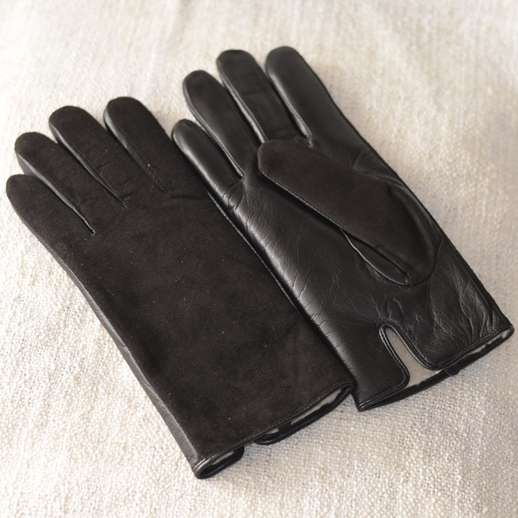 真皮手套男士冬季保暖加绒加厚短薄款开车骑车羊皮手套触摸屏