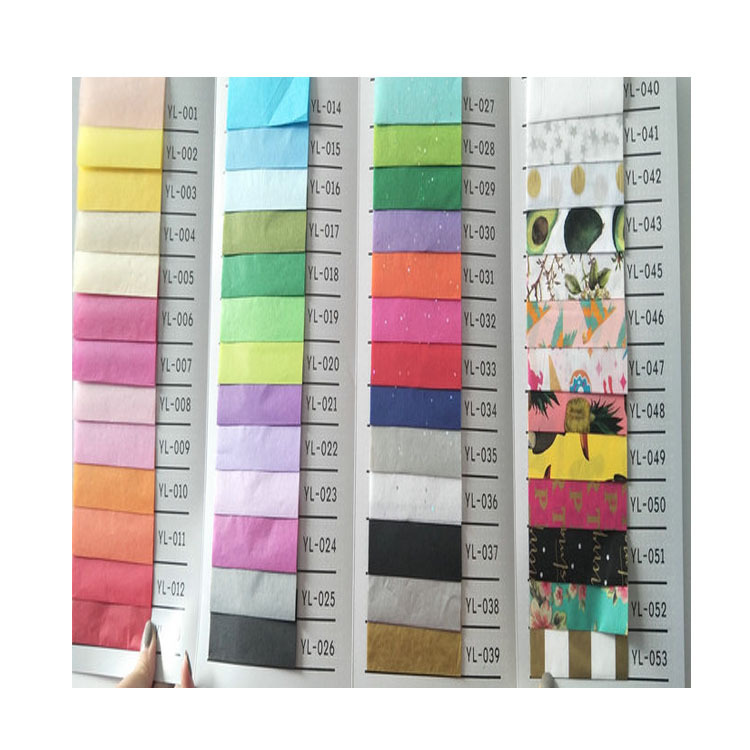 17g彩色拷贝纸雪梨纸现货  鲜花礼物包装 可定制印刷