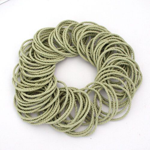 Korean style thin threaded seamless rubber band for women to tie their hair, internet celebrity hair band, simple high-elastic hair rope hair accessory