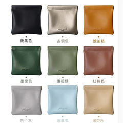 InsPU leather snap strap bag, Bluetooth earphone bag, air cushion storage bag, antique jewelry storage bag