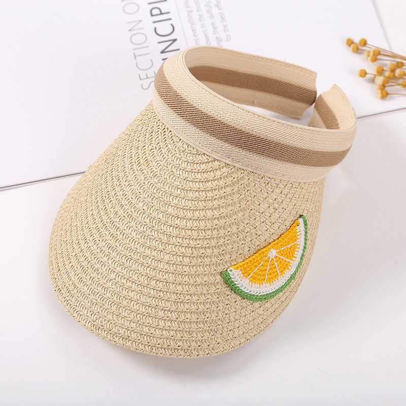 Children Unisex Cute Simple Style Fruit Straw Hat display picture 6