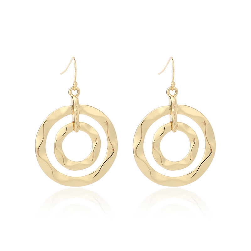 Fashion Earrings Hot Style Geometric Circle Earrings For Women Street Fashion Alloy Ear Accessories Nihaojewelry display picture 6