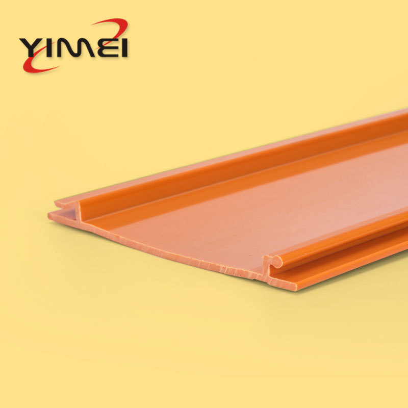 源头工厂塑料条型材来图样挤出PVC滑槽 塑胶外壳试样